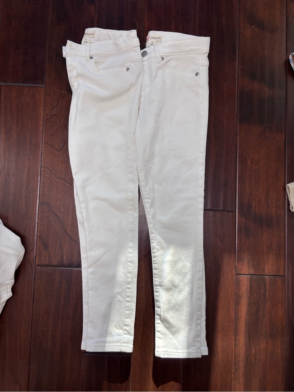 Crewcuts White Kids Skinny Jeans